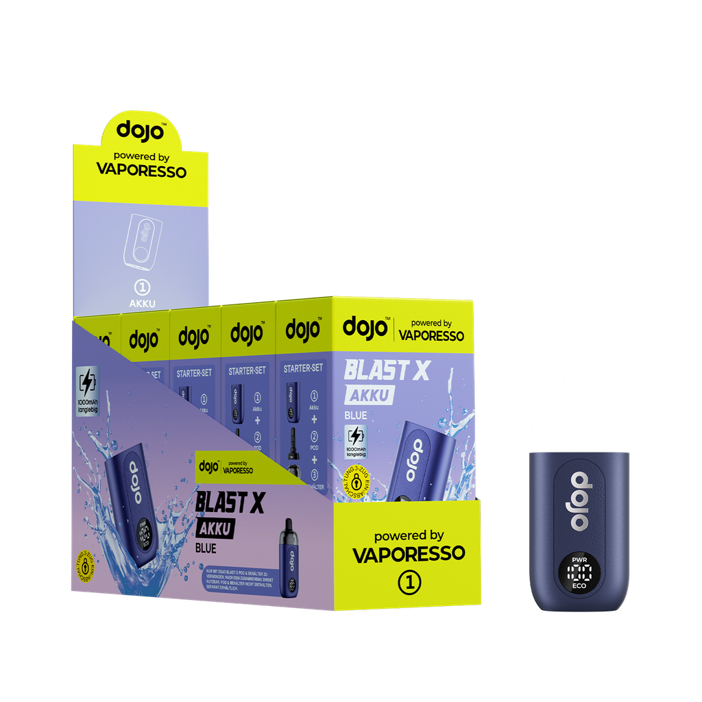 Dojo Blast X Basisgerät Blau (5er Gebinde) - 5er-Gebinde