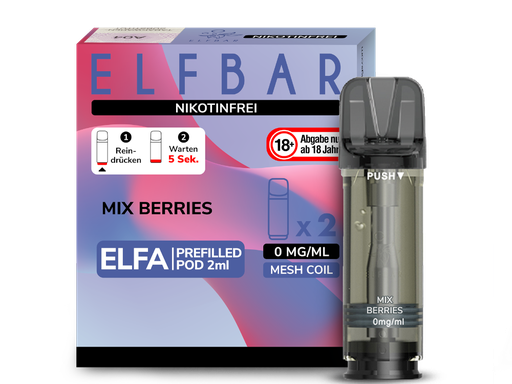 [CHD-10005] ELFBAR ELFA POD MIX BERRIES 0MG