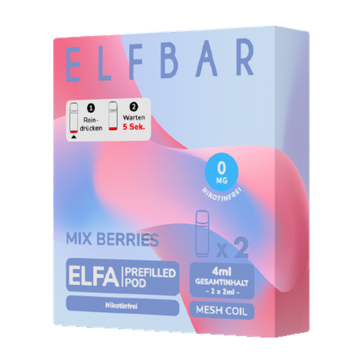 [CHD-10005] ELFBAR ELFA POD MIX BERRIES 0MG