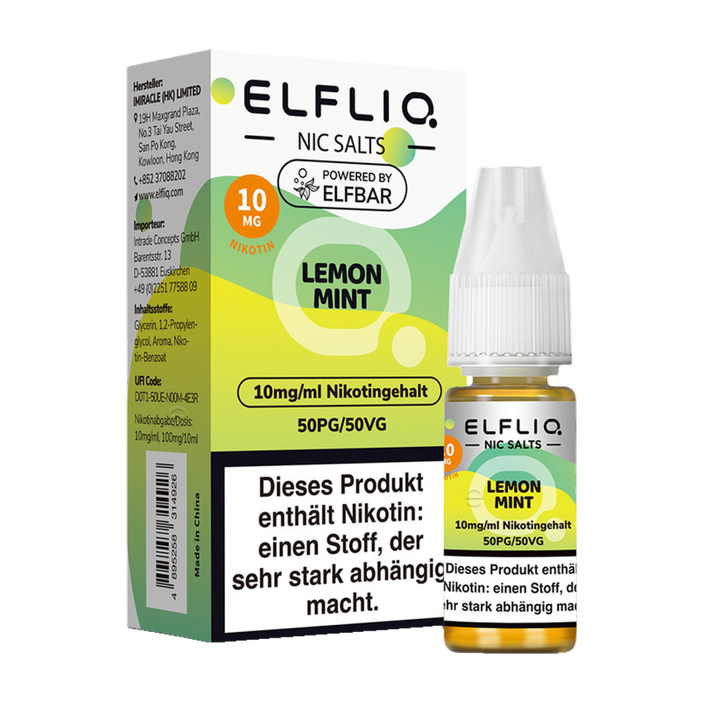 ELFLIQ LEMON MINT 10MG