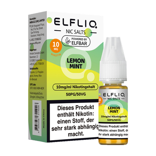 [CHD-10095] ELFLIQ LEMON MINT 10MG