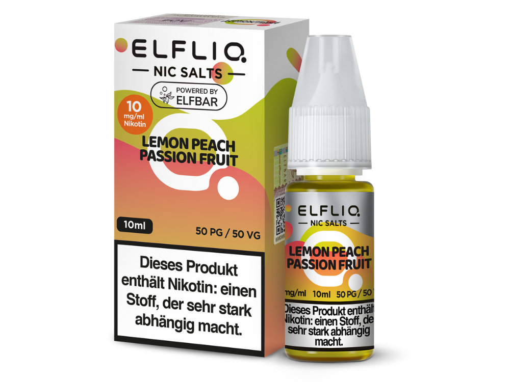 ELFLIQ LEMON PEACH PASSION FRUIT 10MG
