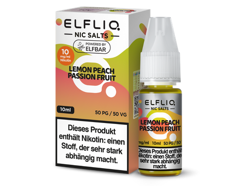 [CHD-10096] ELFLIQ LEMON PEACH PASSION FRUIT 10MG