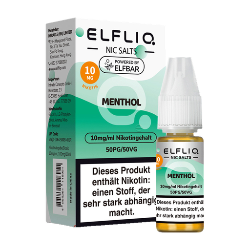 [CHD-10098] ELFLIQ MENTHOL 10MG