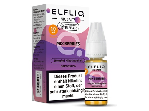 [CHD-10099] ELFLIQ MIX BERRIES 10MG