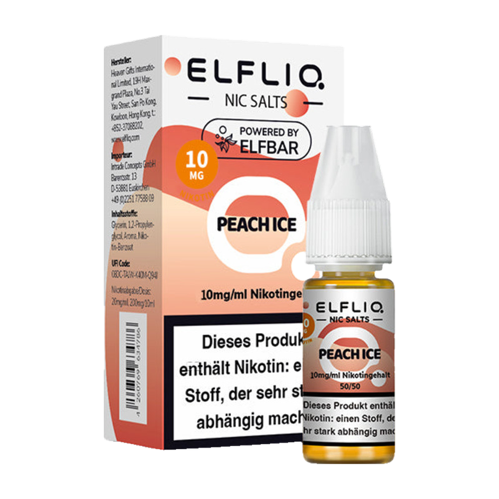 ELFLIQ PEACH ICE 10MG