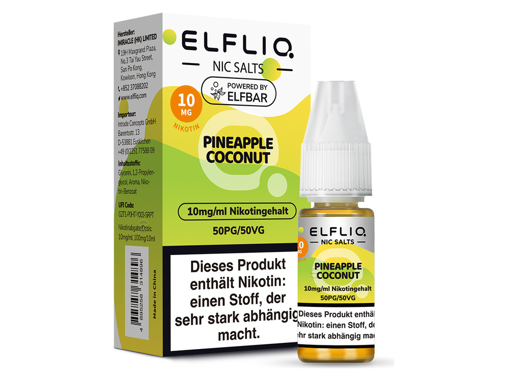 ELFLIQ PINEAPPLE COCONUT 10MG