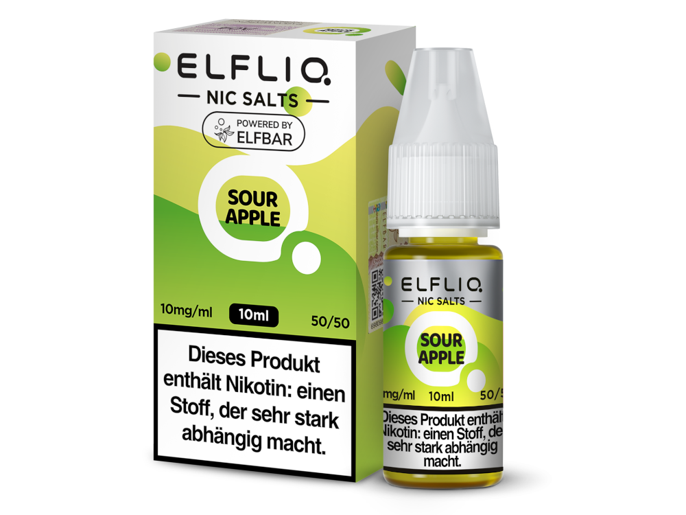 ELFLIQ SOUR APPLE 10MG