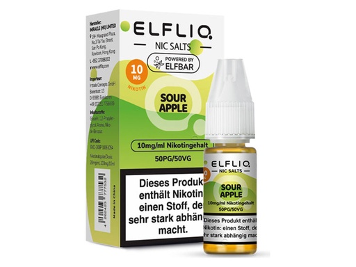 [CHD-10104] ELFLIQ SOUR APPLE 10MG