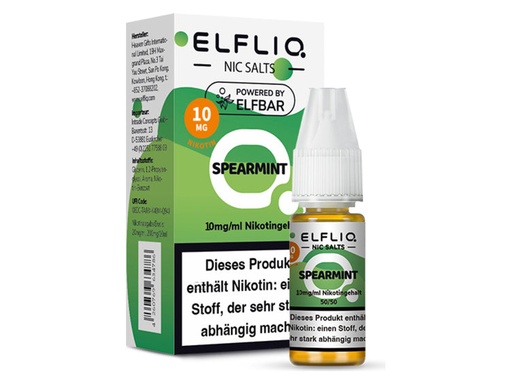 [CHD-10105] ELFLIQ SPEARMINT 10MG