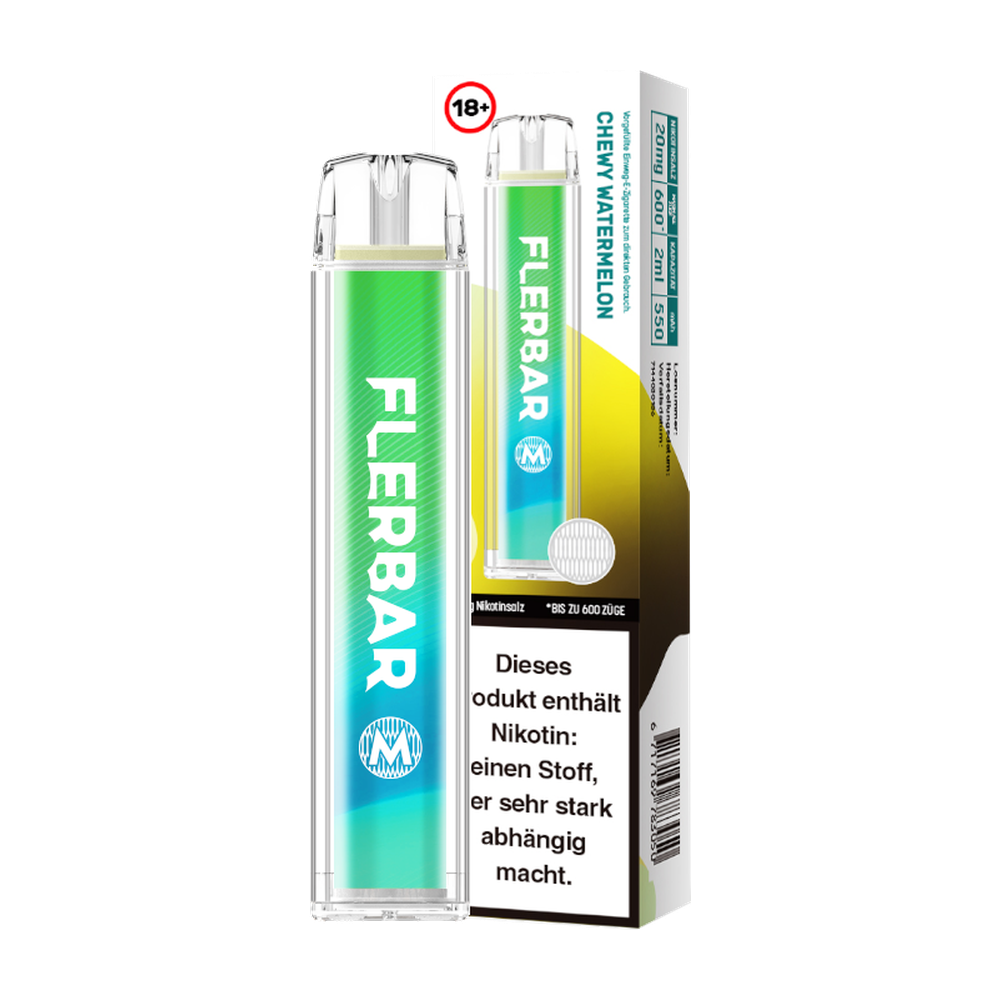 FLERBAR M CHEWY WATERMELON 20MG