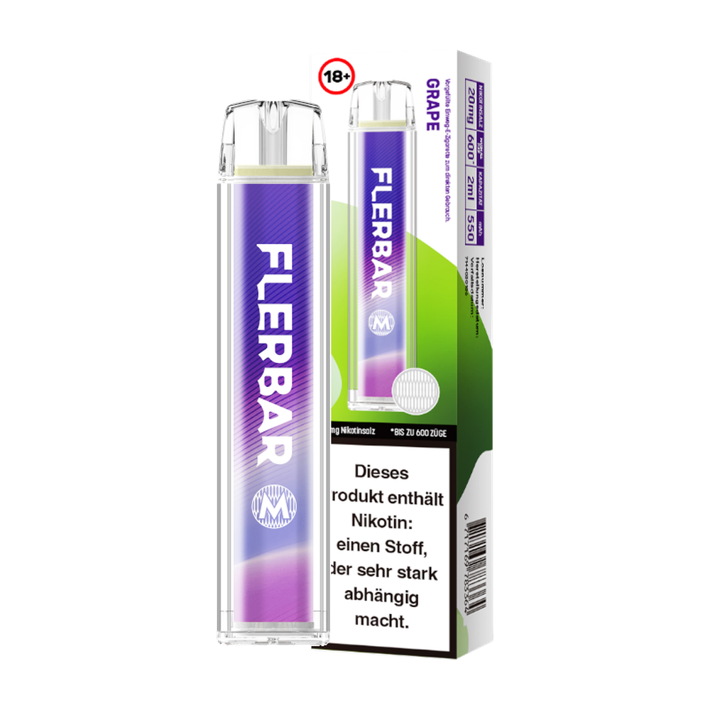 FLERBAR M GRAPE 20MG