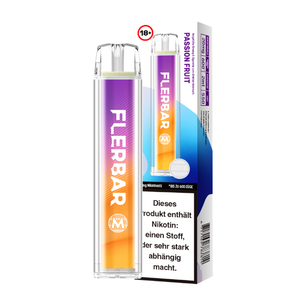 FLERBAR M PASSION FRUIT 20MG