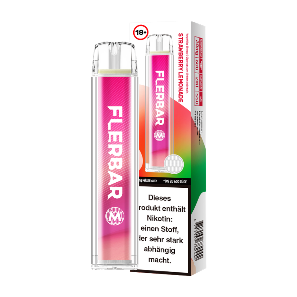 FLERBAR M STRAWBERRY LEMONADE 20MG