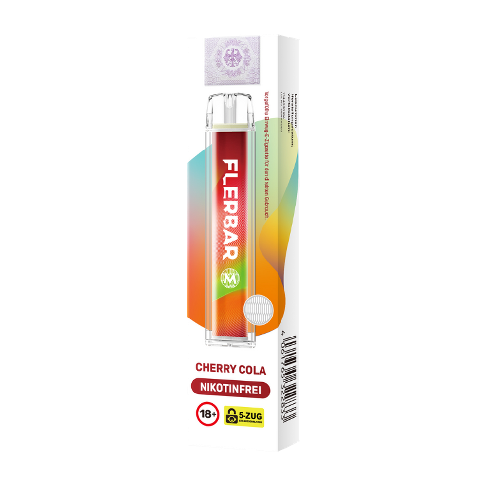 FLERBAR M CHERRY COLA 0MG