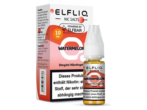 [CHD-10110] ELFLIQ WATERMELON 10MG