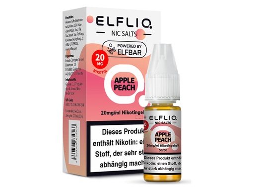 [CHD-10111] ELFLIQ APPLE PEACH 20MG