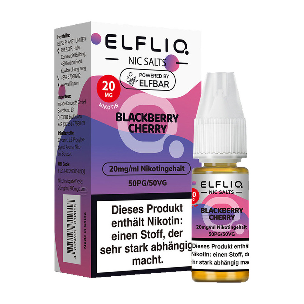 ELFLIQ BLACKBERRY CHERRY 20MG