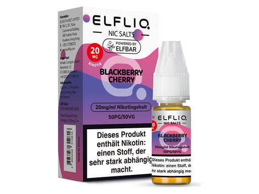 [CHD-10112] ELFLIQ BLACKBERRY CHERRY 20MG