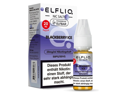 [CHD-10113] ELFLIQ BLACKBERRY ICE 20MG