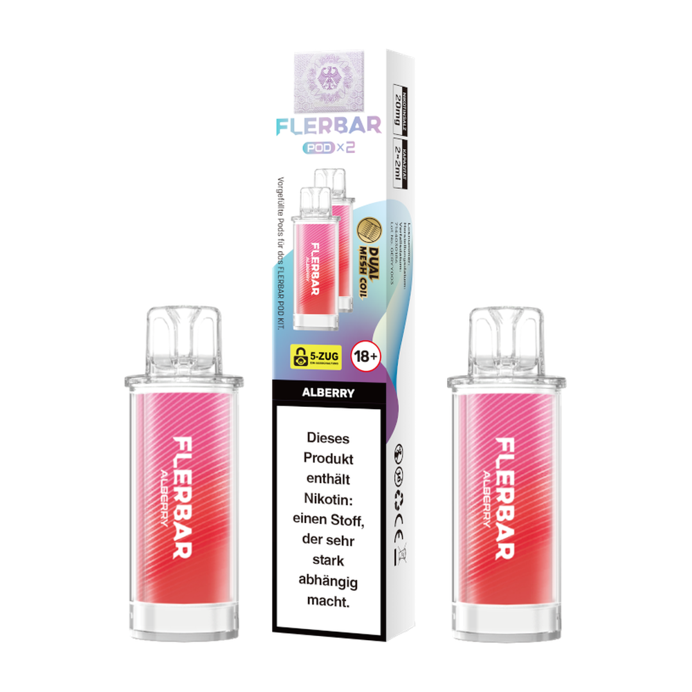 FLERBAR POD ALBERRY 20MG