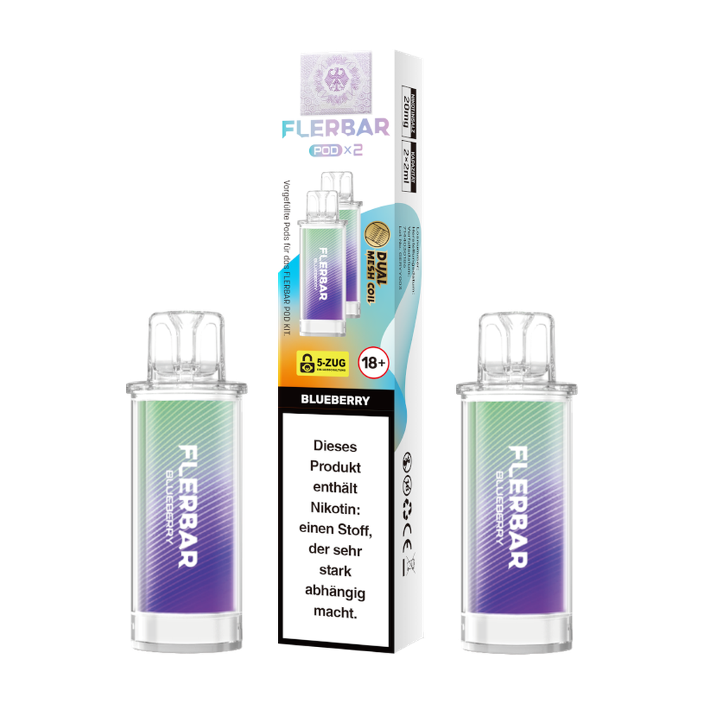 FLERBAR POD BLUEBERRY 20MG