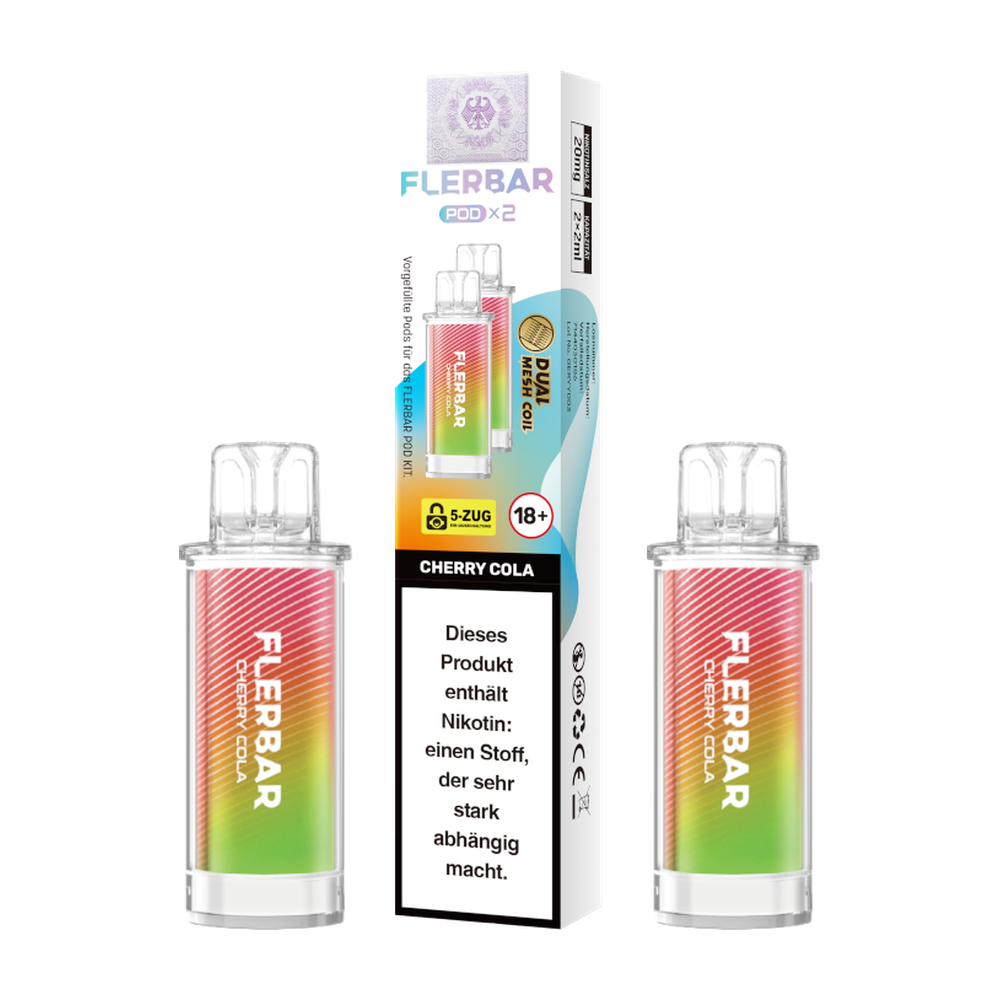 FLERBAR POD CHERRY COLA 20MG