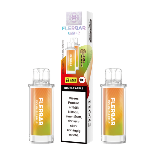 [CHD-10811] FLERBAR POD DOUBLE APPLE 20MG
