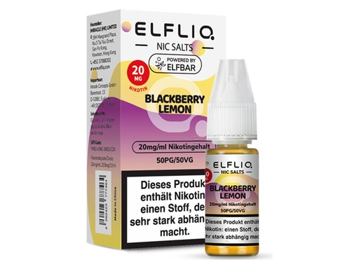 [CHD-10114] ELFLIQ BLACKBERRY LEMON 20MG