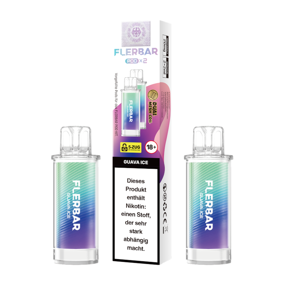 FLERBAR POD GUAVA ICE 20MG