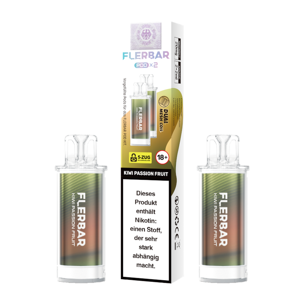 FLERBAR POD KIWI PASSION FRUIT 20MG