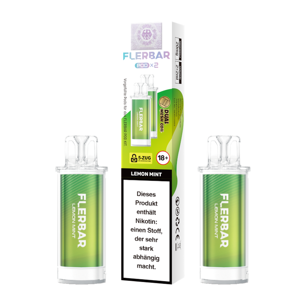 FLERBAR POD LEMON MINT 20MG
