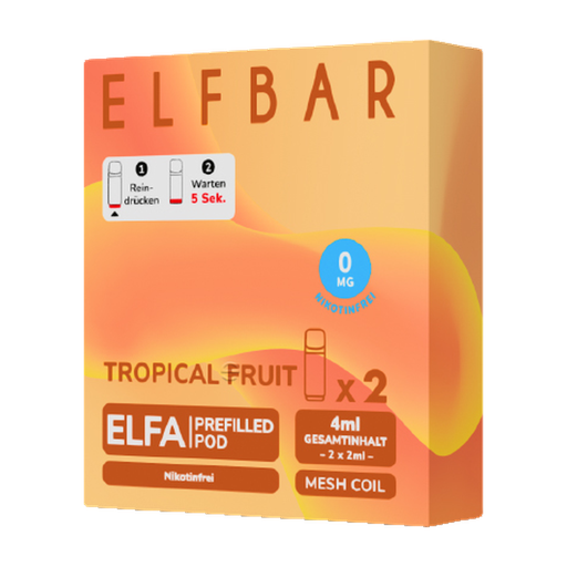 [CHD-10007] ELFBAR ELFA POD TROPICAL FRUIT 0MG
