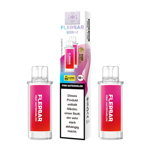 [CHD-10824] FLERBAR POD PINK WATERMELON 20MG
