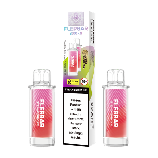 [CHD-10825] FLERBAR POD STRAWBERRY ICE 20MG