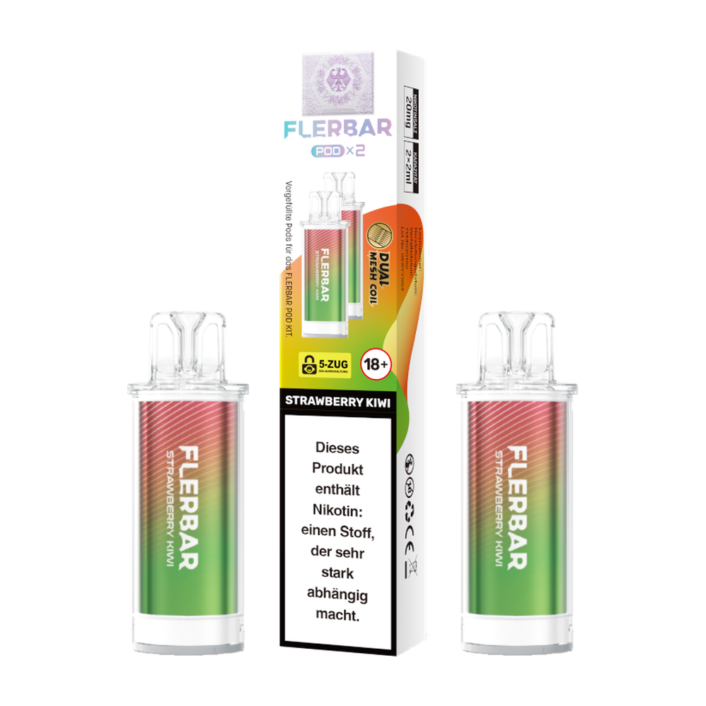 FLERBAR POD STRAWBERRY KIWI 20MG