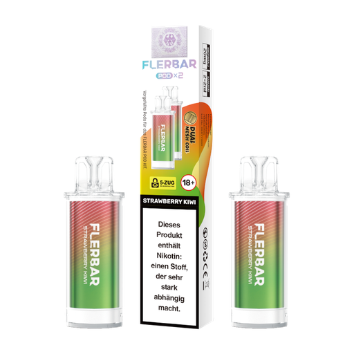 [CHD-10826] FLERBAR POD STRAWBERRY KIWI 20MG