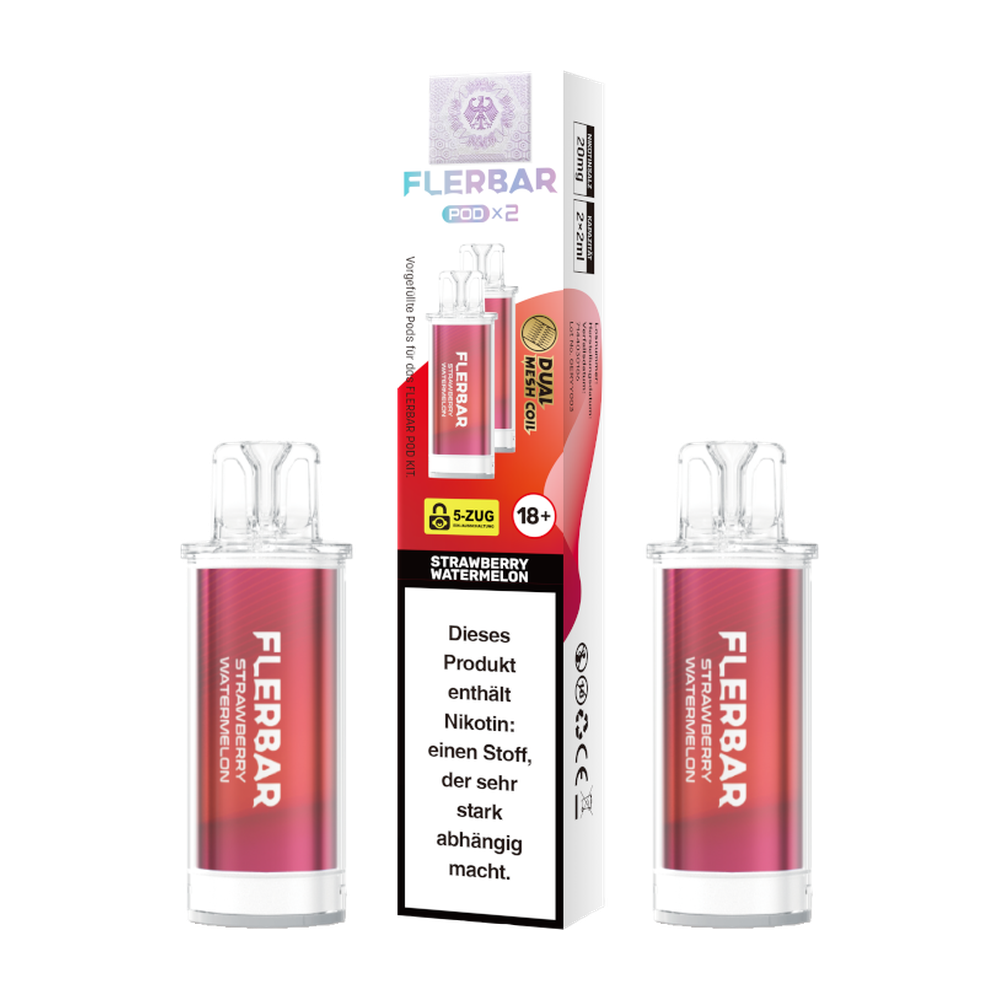 FLERBAR POD STRAWBERRY WATERMELON 20MG