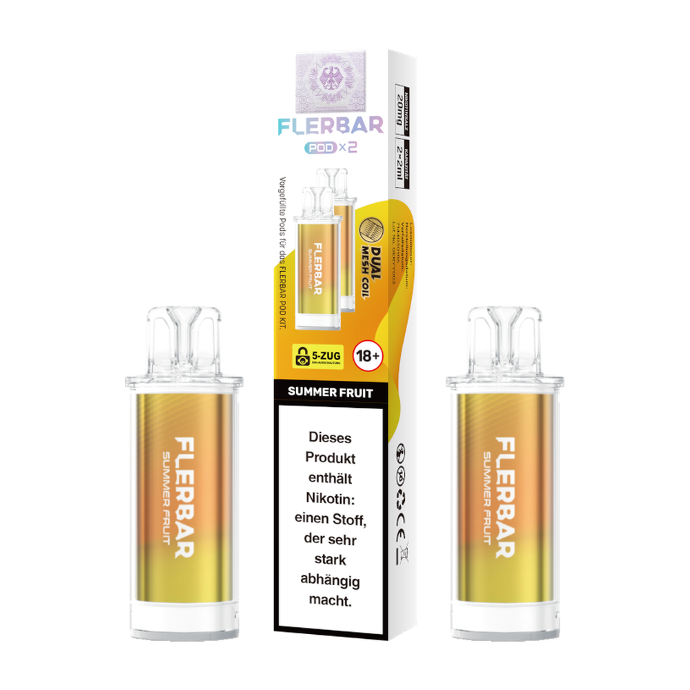 FLERBAR POD SUMMER FRUIT 20MG