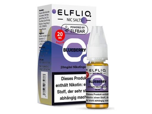 [CHD-10116] ELFLIQ BLUEBERRY 20MG