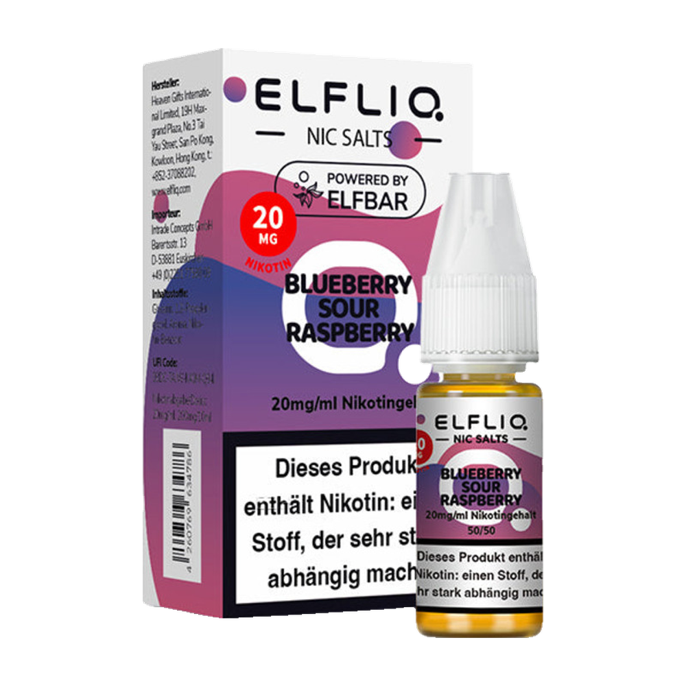 ELFLIQ BLUEBERRY SOUR RASPBERRY 20MG