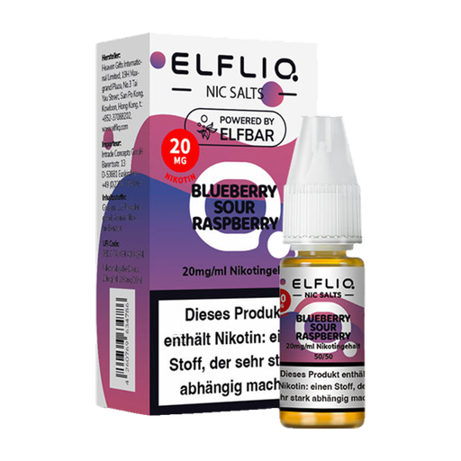 [CHD-10117] ELFLIQ BLUEBERRY SOUR RASPBERRY 20MG
