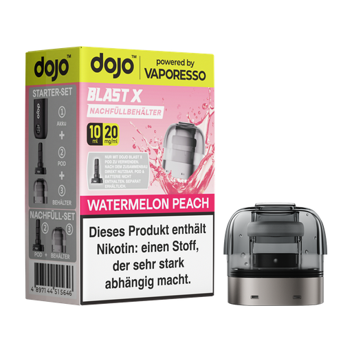 [CHD-10835] Dojo Blast X Nachfüllbehälter Watermelon Peach (5er Gebinde)