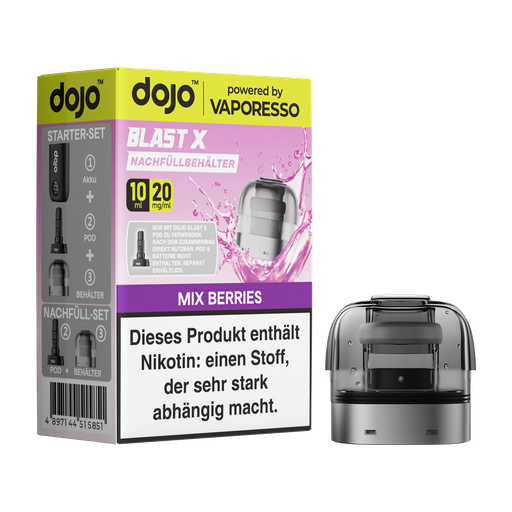 [CHD-10836] Dojo Blast X Nachfüllbehälter Mix Berries (5er Gebinde)