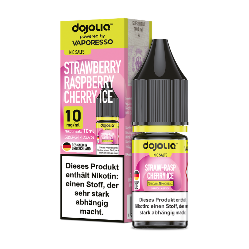 DOJOLIQ STRAWBERRY RASPBERRY CHERRY ICE 10MG