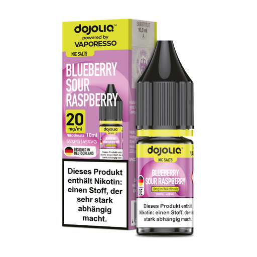 [CHD-10850] DOJOLIQ BLUEBERRY SOUR RASPBERRY 20MG