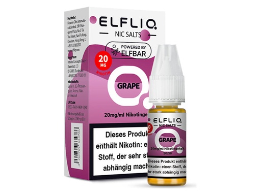 [CHD-10123] ELFLIQ GRAPE 20MG