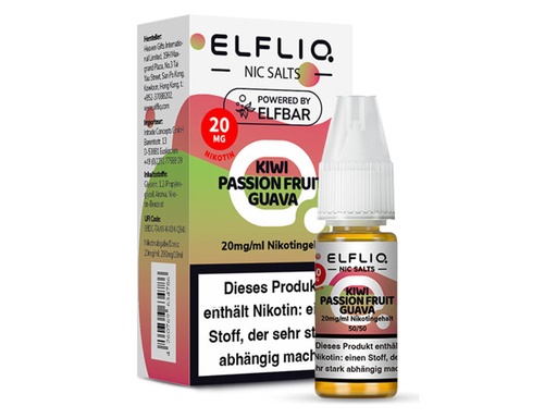 [CHD-10124] ELFLIQ KIWI PASSION FRUIT GUAVA 20MG
