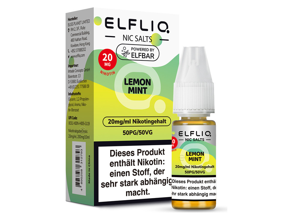 ELFLIQ LEMON MINT 20MG