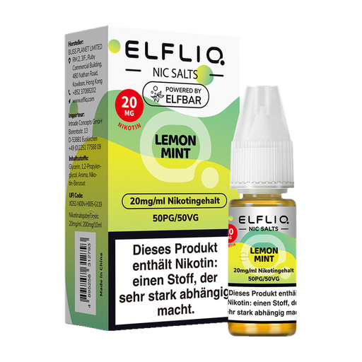 [CHD-10125] ELFLIQ LEMON MINT 20MG